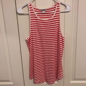 NWOT Old navy pink and white stripe tank top
